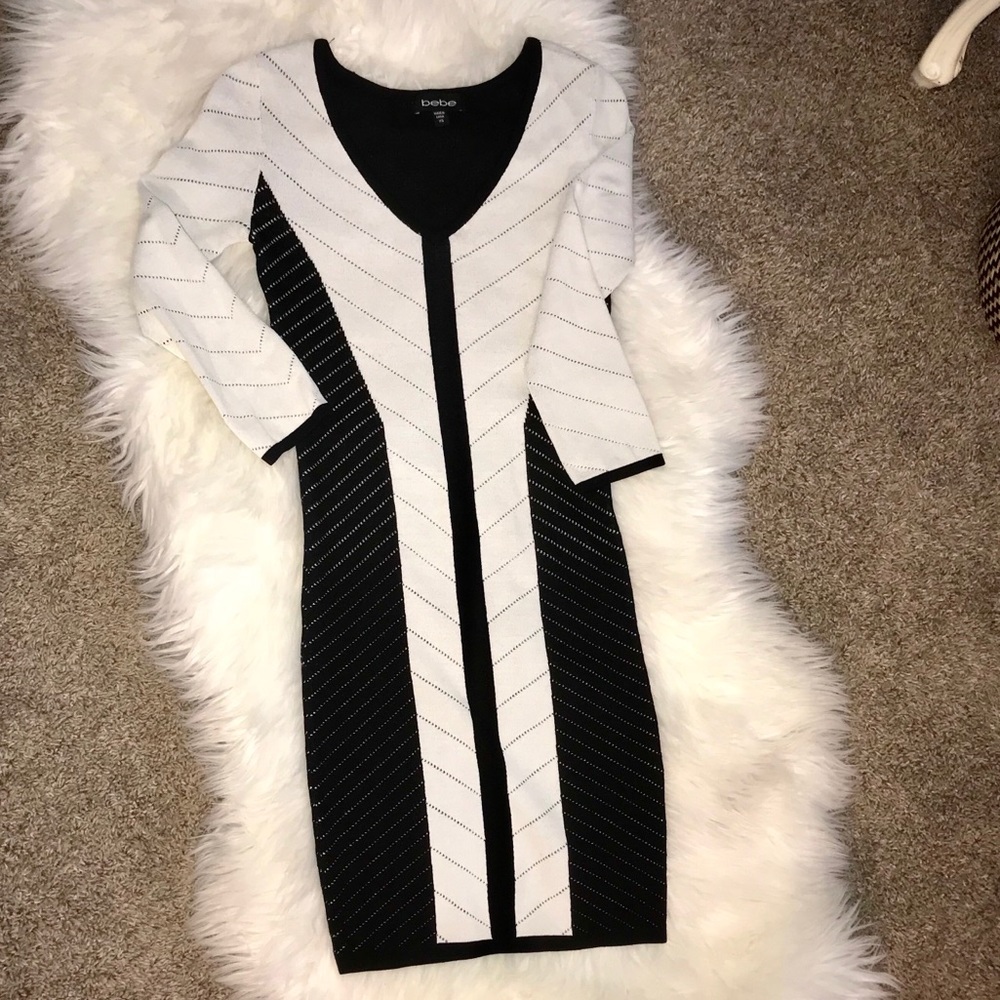 Bebe Fitted Mini Dress